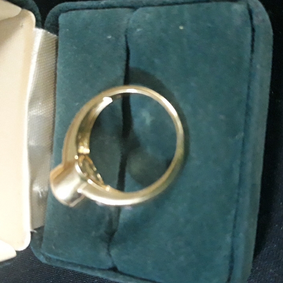 Genuine Ethiopian Opal and Tanzanite Ring sz8. 14K Gold Plated.  .925 - Picture 7 of 10